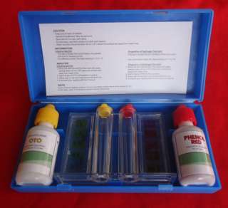   Spa Jacuzzi Hot Tub Chlorine Bromine Ph Chemical Level Test Kit  