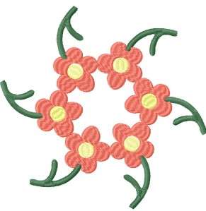 Butterfly Circles Machine Embroidery Designs 2 sizes  