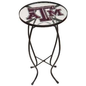  Texas A&M Glass Table Patio, Lawn & Garden