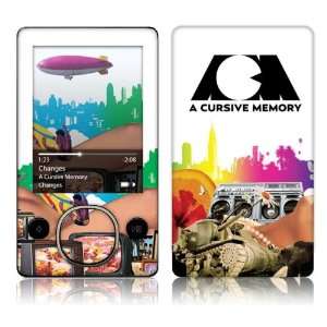   Zune  80GB  A Cursive Memory  Changes Skin  Players & Accessories