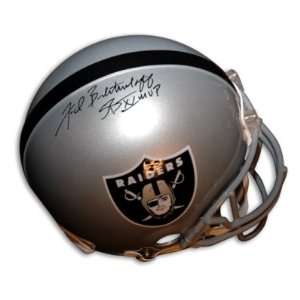  Fred Biletnikoff Signed Raiders Pro Helmet SB XI MVP 