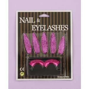  Pink Nails Eyelashes Beauty