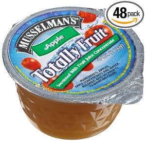 Musselmans Totally Fruit Apple Sauce, 4 Ounce Cups (Pack of 48)