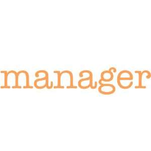  manager Giant Word Wall Sticker