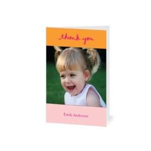 com Thank You Cards   Pink Its My Party Folded Photo Thank You Cards 