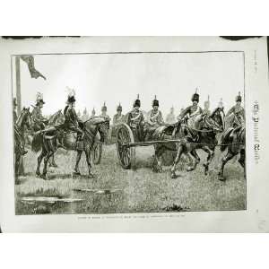  1882 SOLDIERS WOOLWICH DUKE CAMBRIDGE HORSES COACH