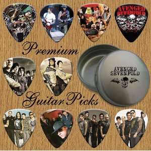  Avenged Sevenfold Premium Guitar Picks X 10 In Tin (0 