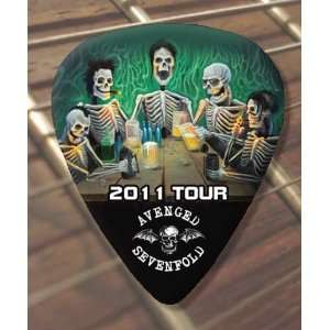  Avenged Sevenfold 2011 Tour Premium Guitar Pick x 5 Medium 