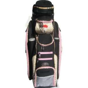  A99 Golf 14way Divider Full Length Cart Bag Check Flower 