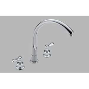 Delta 2274 LHP/H25 Waterfall Two Handle Kitchen Faucet   With Handle 