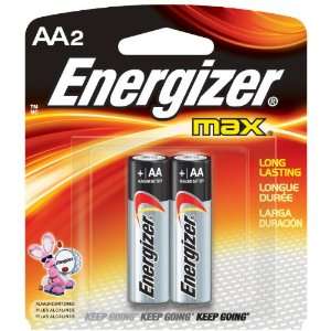   NEW ENERGIZER E91 BP2 MAX   1 2PK AA BATTERIES   AA2