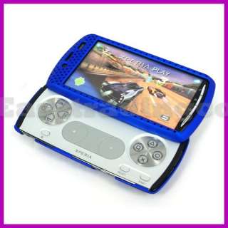 Mesh Cover Case Sony Ericsson Xperia Play R800i Blue  