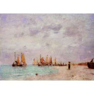   name The Beach at Scheveningen 1, By Boudin Eugène 