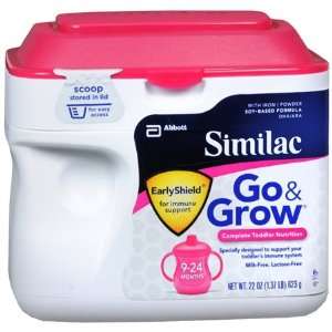  Similac Go & Grow Soy Based Formula 1.37 LBS  6 Cans 