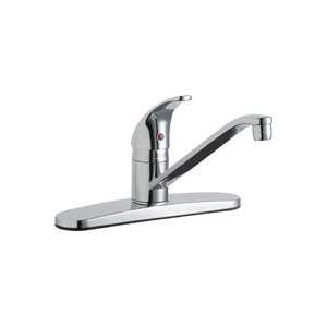  Chicago Faucets 431 ABCP Polished Chrome Kitchen Faucet 