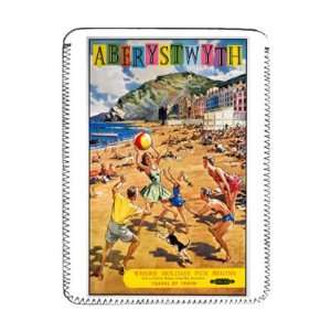 Aberystwyth   Family Playing on the beach   iPad Cover (Protective 