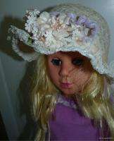Vintage Little Girl Easter Bonnet Church Hat Winter Cap LOT 1960s 