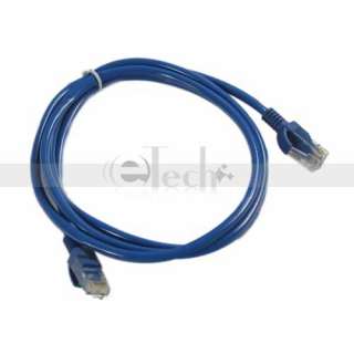   Speed Blue Cat5e Cat5 RJ45 Internet Lan Ethernet Patch Wire Cable 5 FT