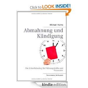 Abmahnung und Kündigung Ein Schnelleinstieg für Führungskräfte 