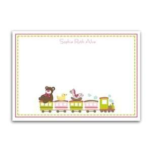  All Aboard Train Thank You Cards (Girl) Health 