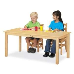    Purpose Rectangle Table   24 High   Maple   School & Play Furniture