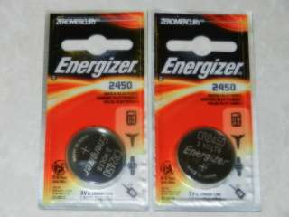 Carded ENERGIZER CR2450 CR 2450 3v lithium battery  