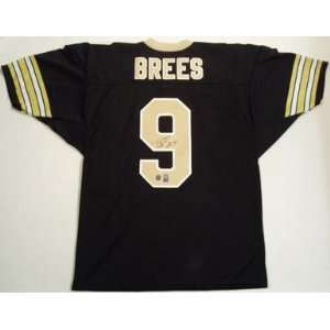  Drew Brees Signed Uniform   Black Custom Sports 