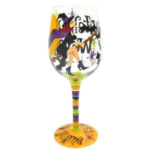  Witchy Woman Hand Painted Wine Glass, Set of 2 Kitchen 