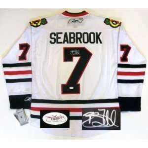 Brent Seabrook Signed Blackhawks 2010 Cup Jersey Jsa  