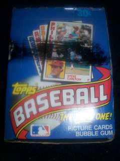 1984 TOPPS BASEBALL UNOPENED X OUT WAX BOX OF 36 PACKS L@@K   SEE 