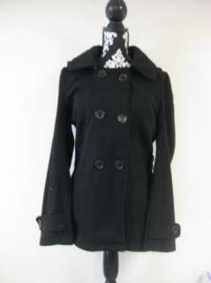 Womens Detatchable Hood Fleece Jacket Black (New w/ Tags) Large 