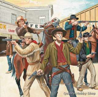 Revell 1/72 Cowboys Wild West Toy Soldiers kit#2554  