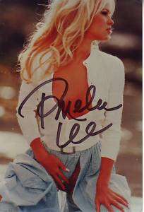 Pamela Anderson Lee signed autograph Baywatch 2570 (uh)  