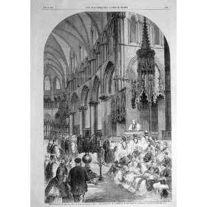  1862 Longley Archbishop Canterbury Choir Enthronement 