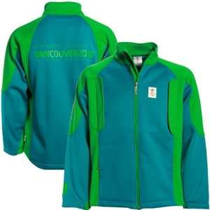  2010 Winter Olympics Teal Vancouver Cityscape Track Jacket 