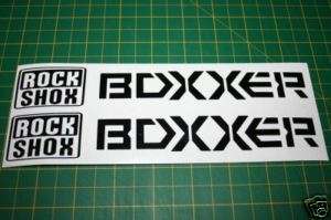 ROCK SHOX BOXXER STICKERS DECALS BOXER rockshox colours  