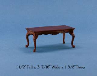 Dollhouse Miniature Fancy Coffee Table #RY2702  