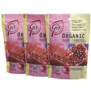 Go Naturally Organic Hard Candy Organic Pomegranate Gluten Free Hard 