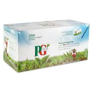 PG Tips 250 Individually Wrapped Tea Bags   2 Pack  