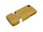 Bamboo Wood Hand Carved Wooden Case Cover for iPhone 4 4Th  