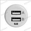2A Dual USB Car Charger Adapter For iPhone iPad 2 iPod iTouch 4 3G 3GS 