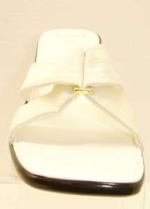 Italian Shoe Maker Inc White Slide Sz.10.0 M NIB  