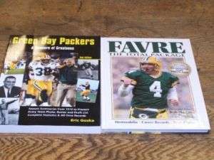 Green Bay Packers Brett Favre 2 book set NFL football  