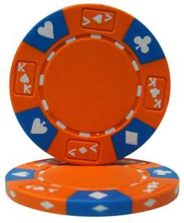 Ace King Suited Sample 14 gram Clay Poker Chips  