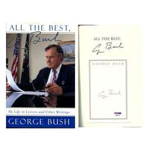  George Bush Autographed My Life in Letters and Other 
