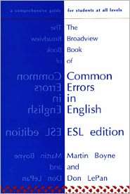Common Errors in English An ESL Guide, (1551110083), LePan, Textbooks 