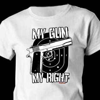 My Gun Pro Firearms 2nd Amendment 45 auto Colt 1911 Tee  