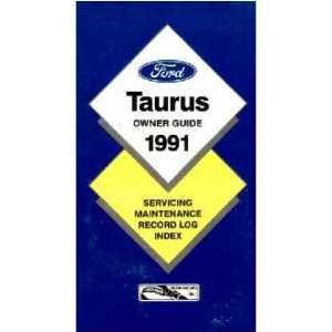  1991 FORD TAURUS Owners Manual User Guide Automotive