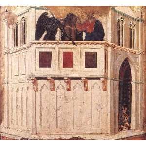   Temptation on the Temple, By Duccio di Buoninsegna 