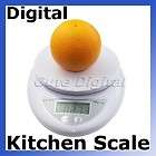 Portable Electronic Digital Kitchen Food Scale 5kg 11LB